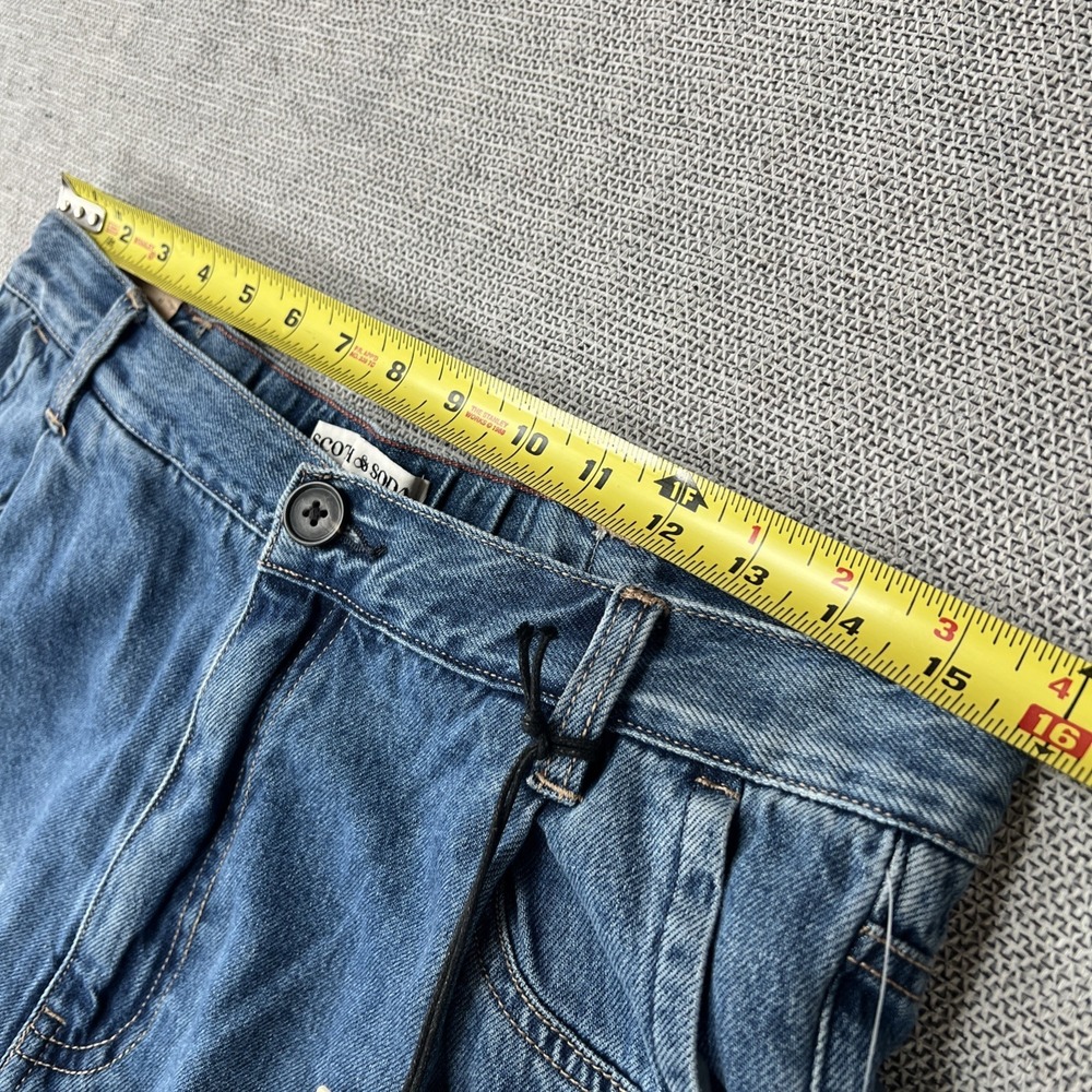 Scotch & Soda Lyocell Cotton Blue Jeans Women Wide Leg High Rise Sz 10 / 30 - Picture 8 of 12
